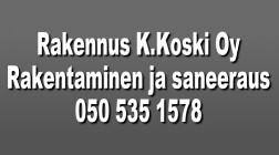 Rakennus K.Koski Oy logo